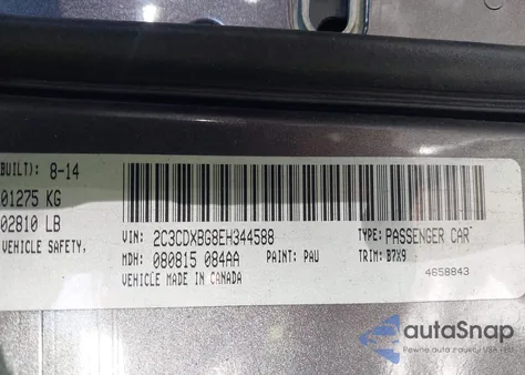 2014 Dodge Charger Se from USA, damaged, VIN 2C3CDXBG8EH344588